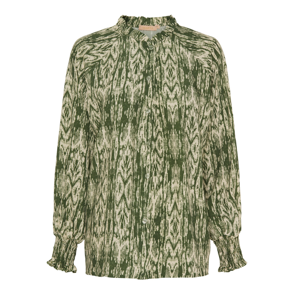MARTA DU CHATEAU - BLUSE - PALMA 6450 - LEO MILITARY 4189