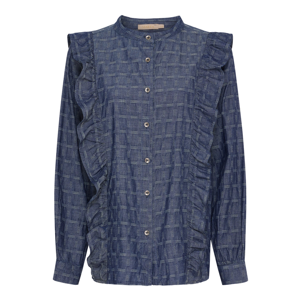 MARTA DU CHATEAU - SKJORTE - LENA 6785 - JEANS