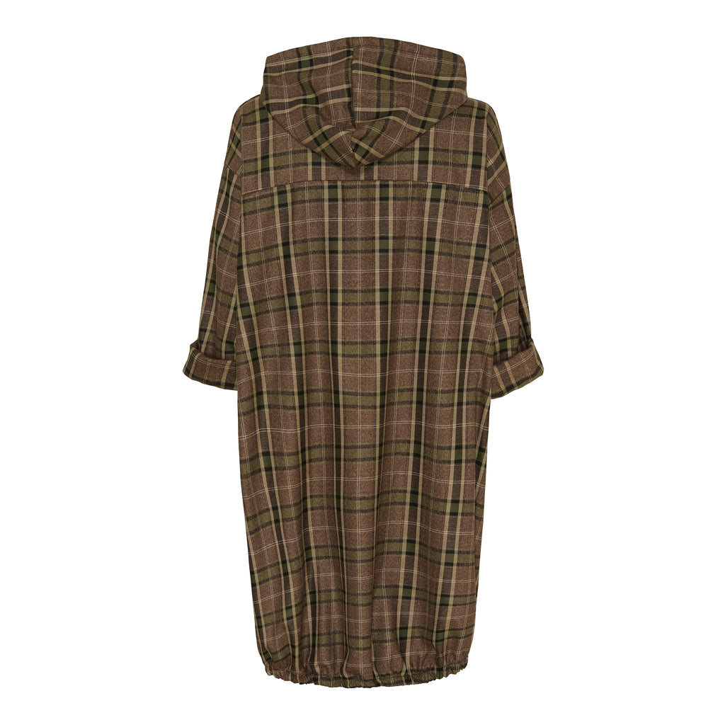 MARTA DU CHATEAU - CARDIGAN - LOLA 69219 - CAMELLO/GREEN