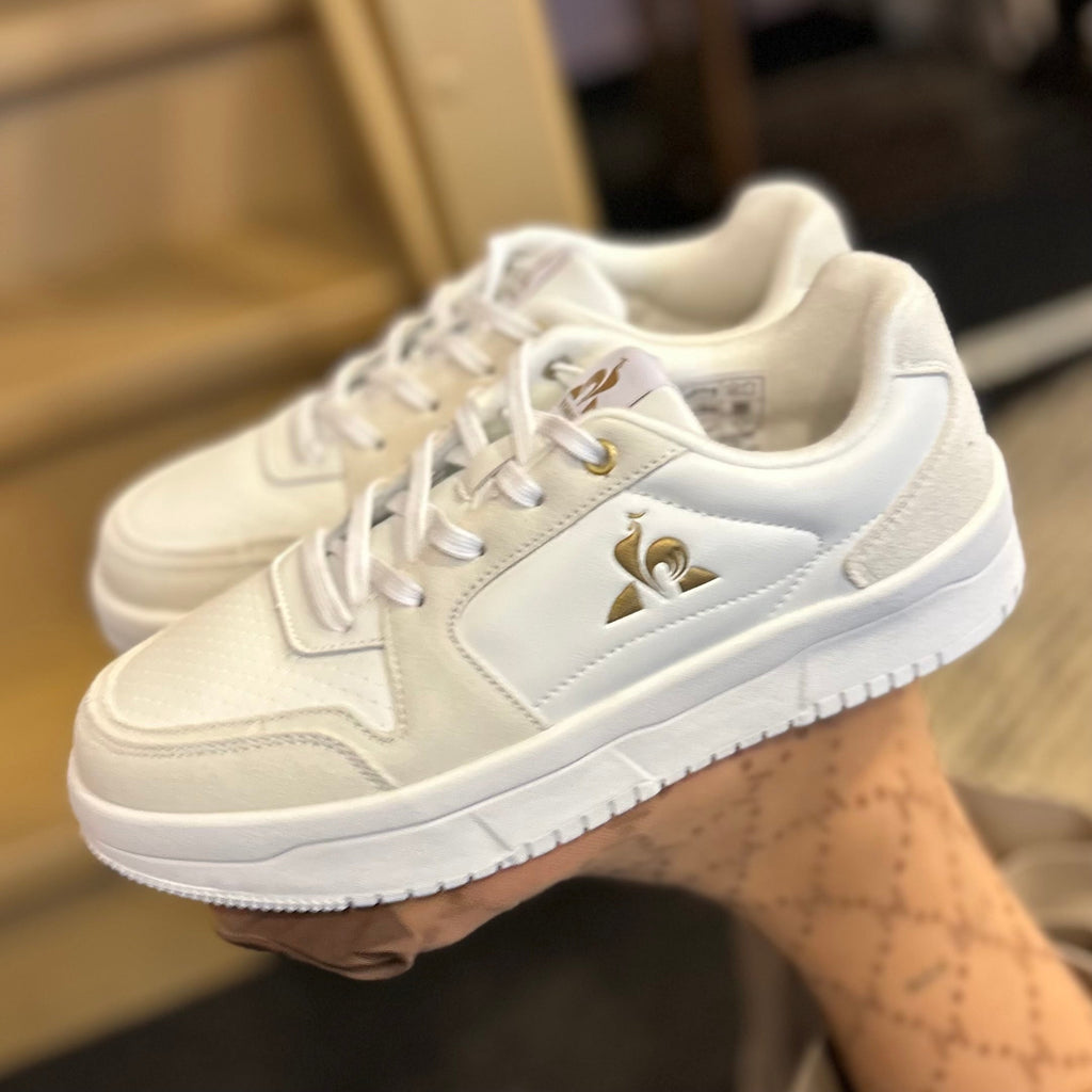 LE COQ SPORTIF - SNEAKERS - BILLIE 2422894 - OPTICAL WHITE/GOLD