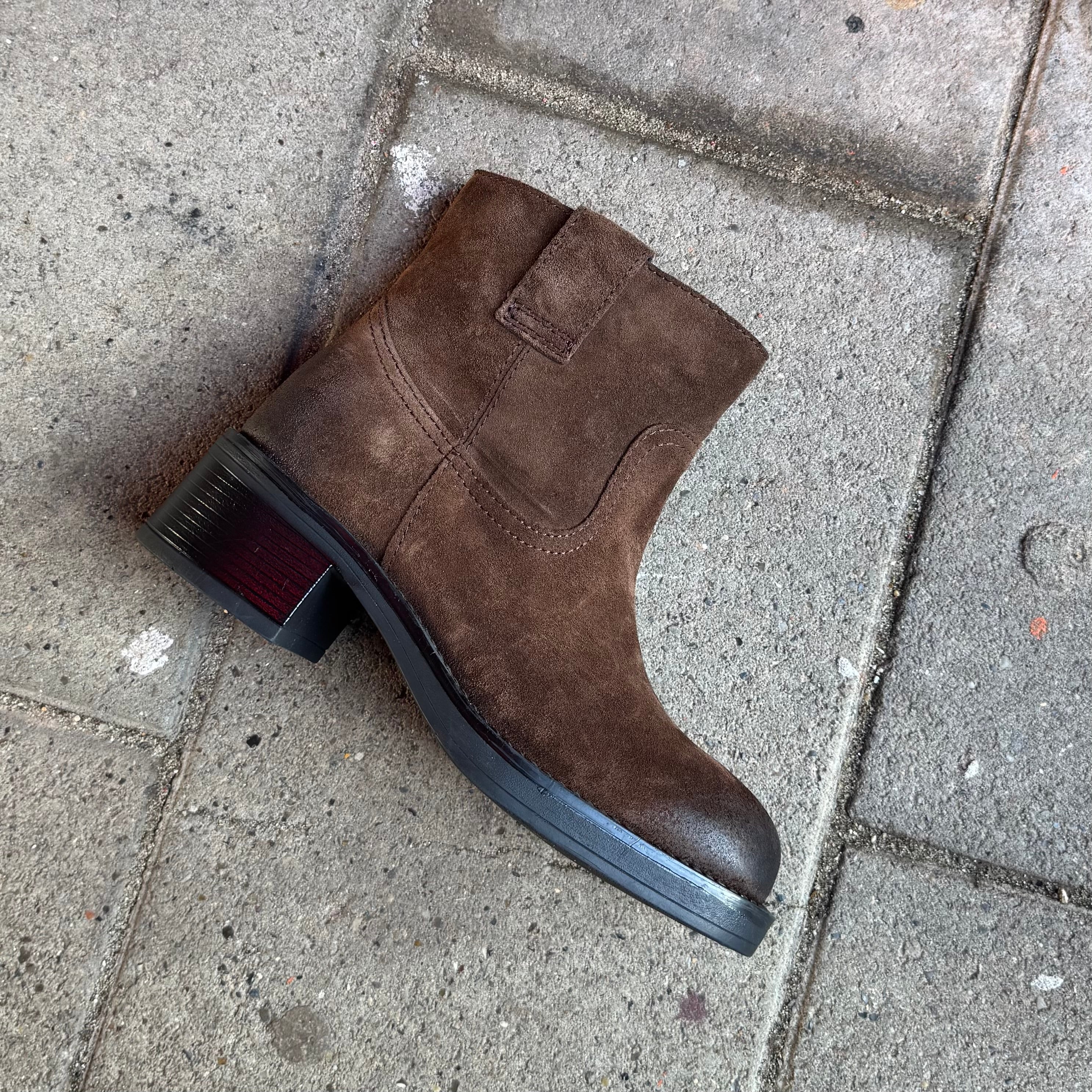 PAVEMENT - STØVLE - JENNY SUEDE 24199 - BROWN SUEDE