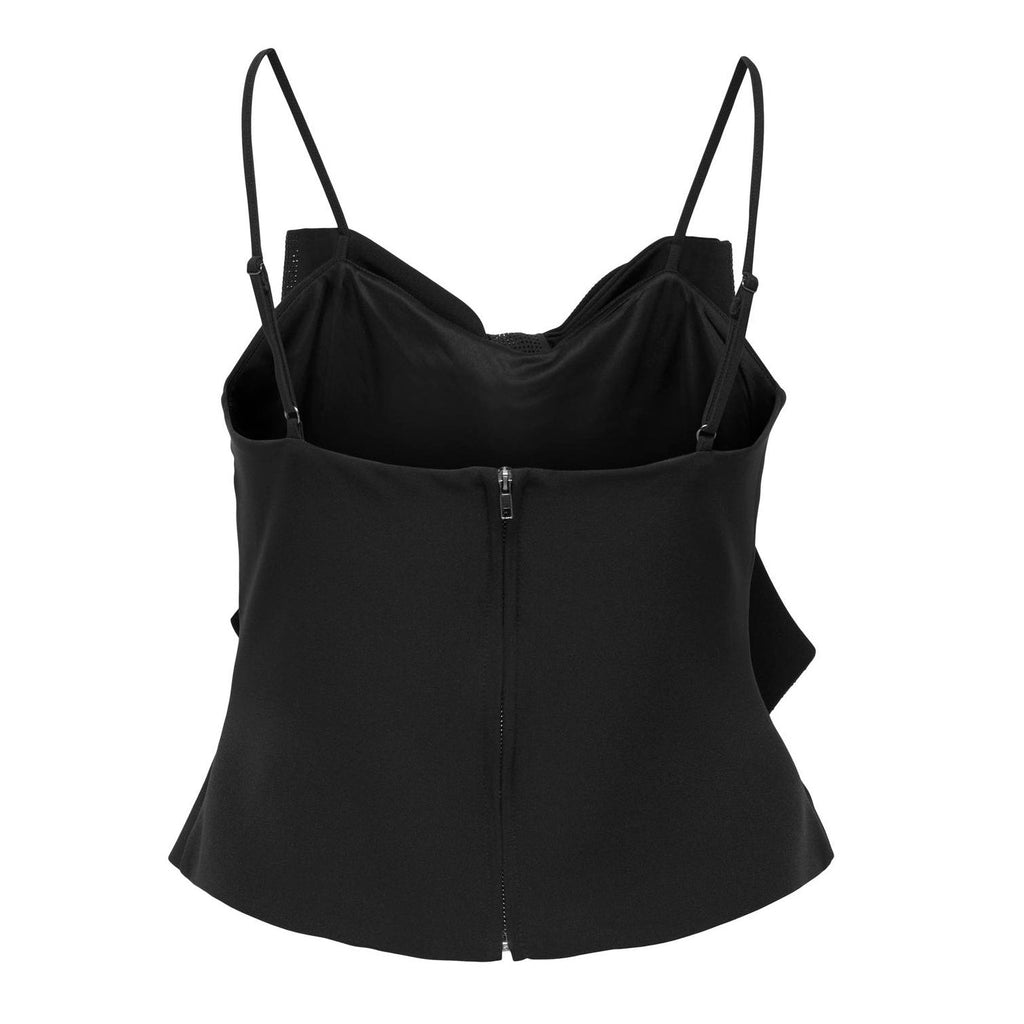 ONLY - TOP - GINIE RHINESTONE BOW 15358578 - BLACK