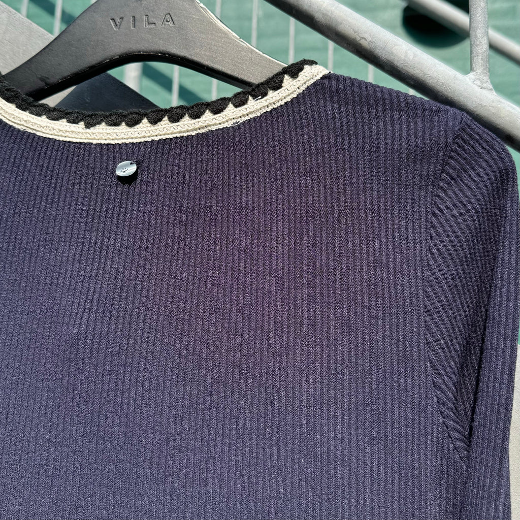 NÜMPH - BLUSE - PIPPA 704797 - DARK SAPPHIRE
