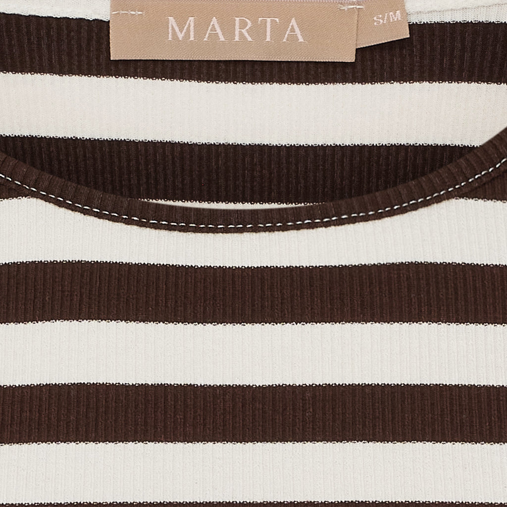 MARTA DU CHATEAU - T-SHIRT - NENA 7524 - MARONE