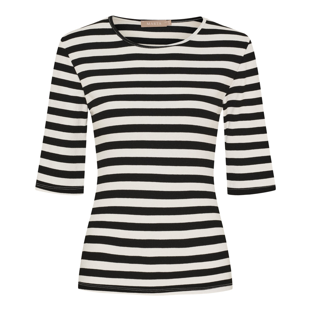 MARTA DU CHATEAU - T-SHIRT - NENA 7524 - NERO