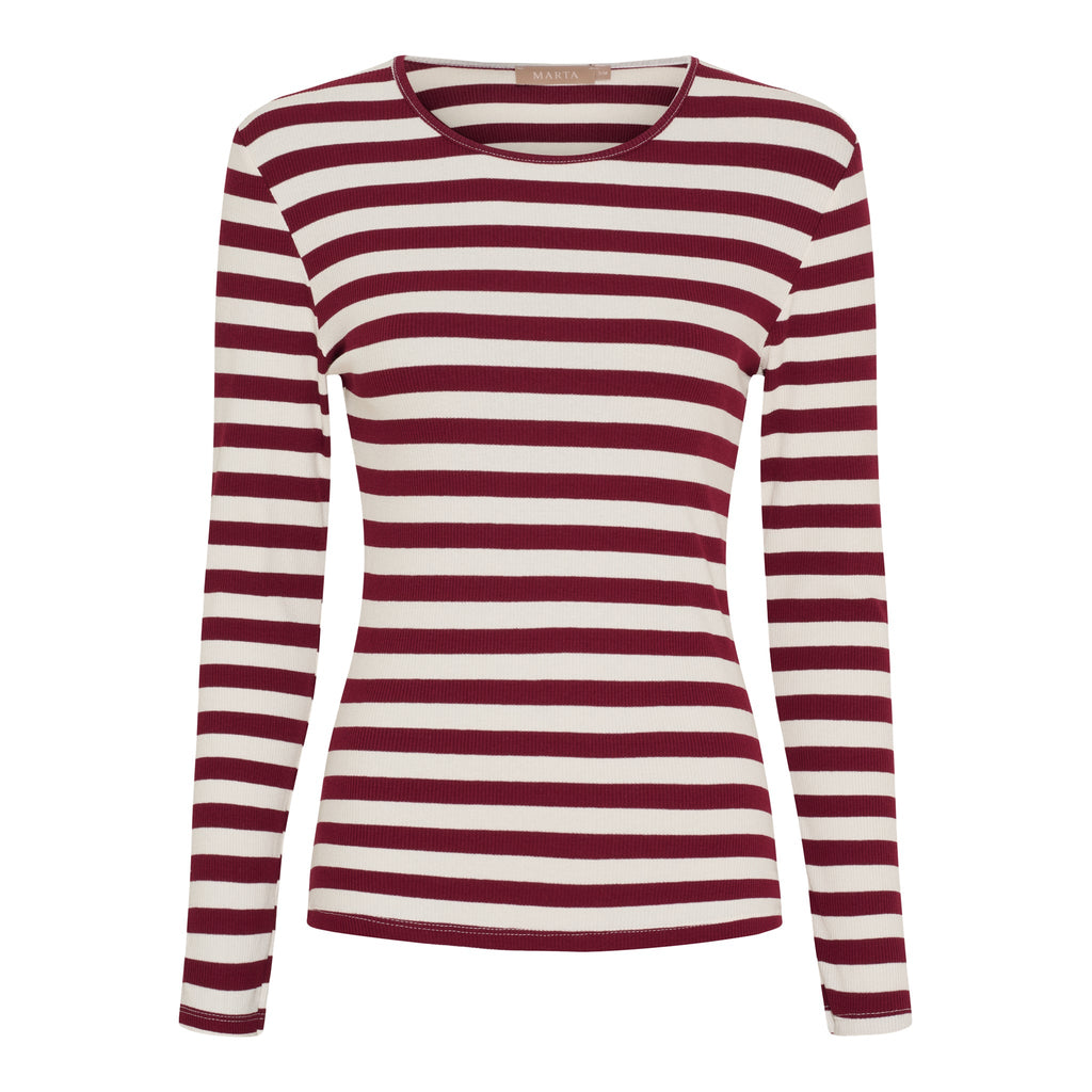 MARTA DU CHATEAU - BLUSE - BEGONIA 7702 - BORDEAUX