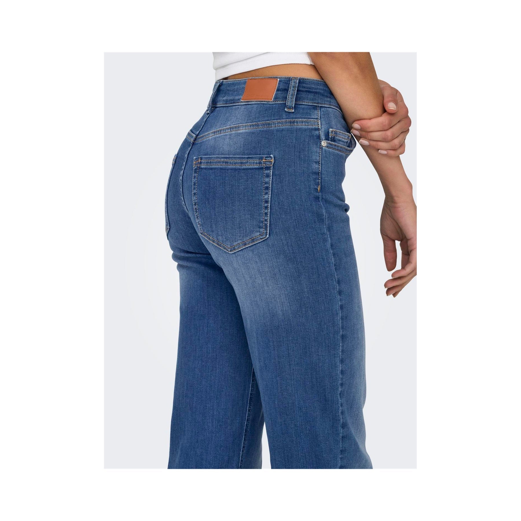 ONLY - JEANS - BLUSH 15330787 - MEDIUM BLUE DENIM
