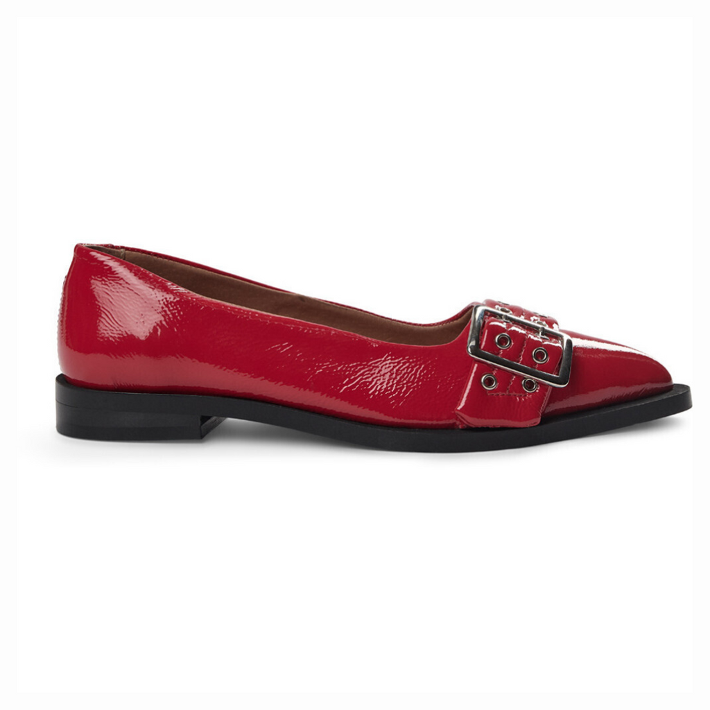 PAVEMENT - BALLERINA - SASO LOW 23185 - RØD PATENT