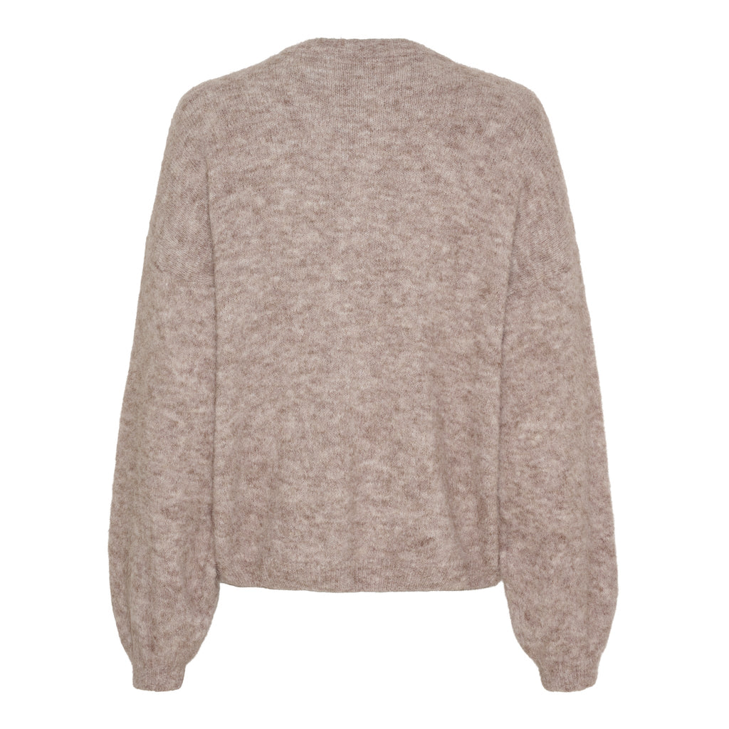 MARTA DU CHATEAU - CARDIGAN - FAITH 8225 - FANGO