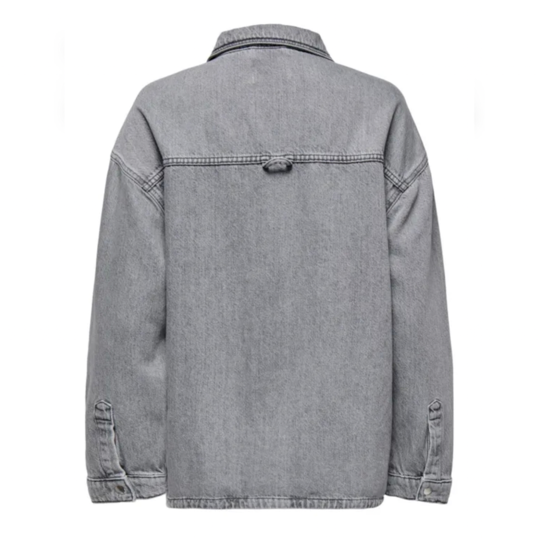 ONLY - SKJORTE - EMMIE 15336153 - MEDIUM GREY DENIM