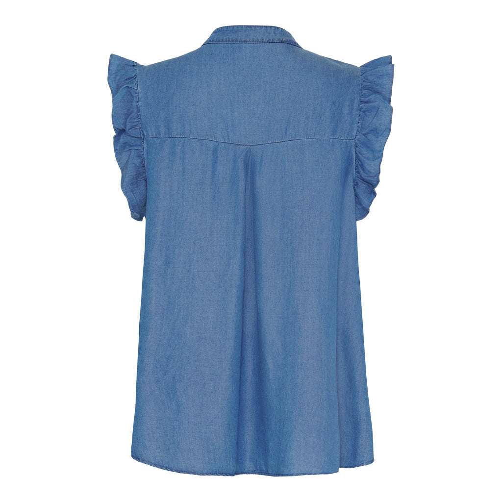 MARTA DU CHATEAU - TOP -  LISE - 86330   - MEDIUM BLUE