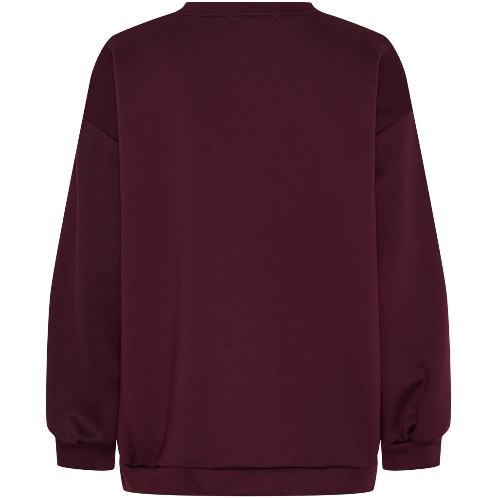 MARTA DU CHATEAU - SWEATSHIRT - HIBISCUS 22659 - BORDEAUX