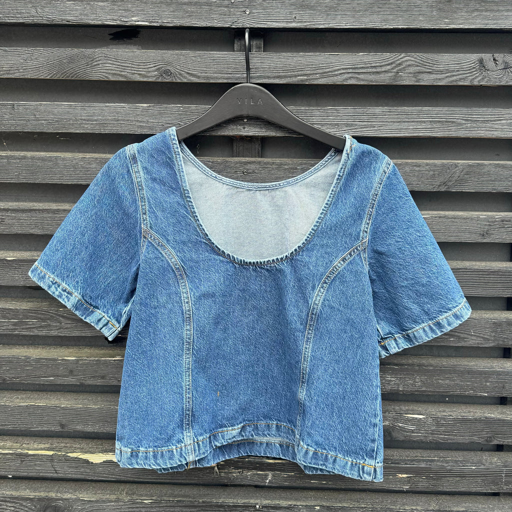 GLOBAL FUNK - TOP - ANANEA 5843044 - VINTAGE BLUE WASH