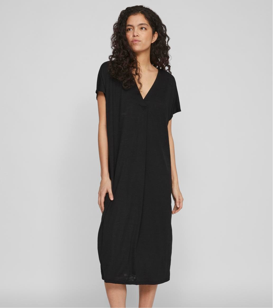 VILA - KJOLE - BRIELLE 14099915 - SORT BEAUTY