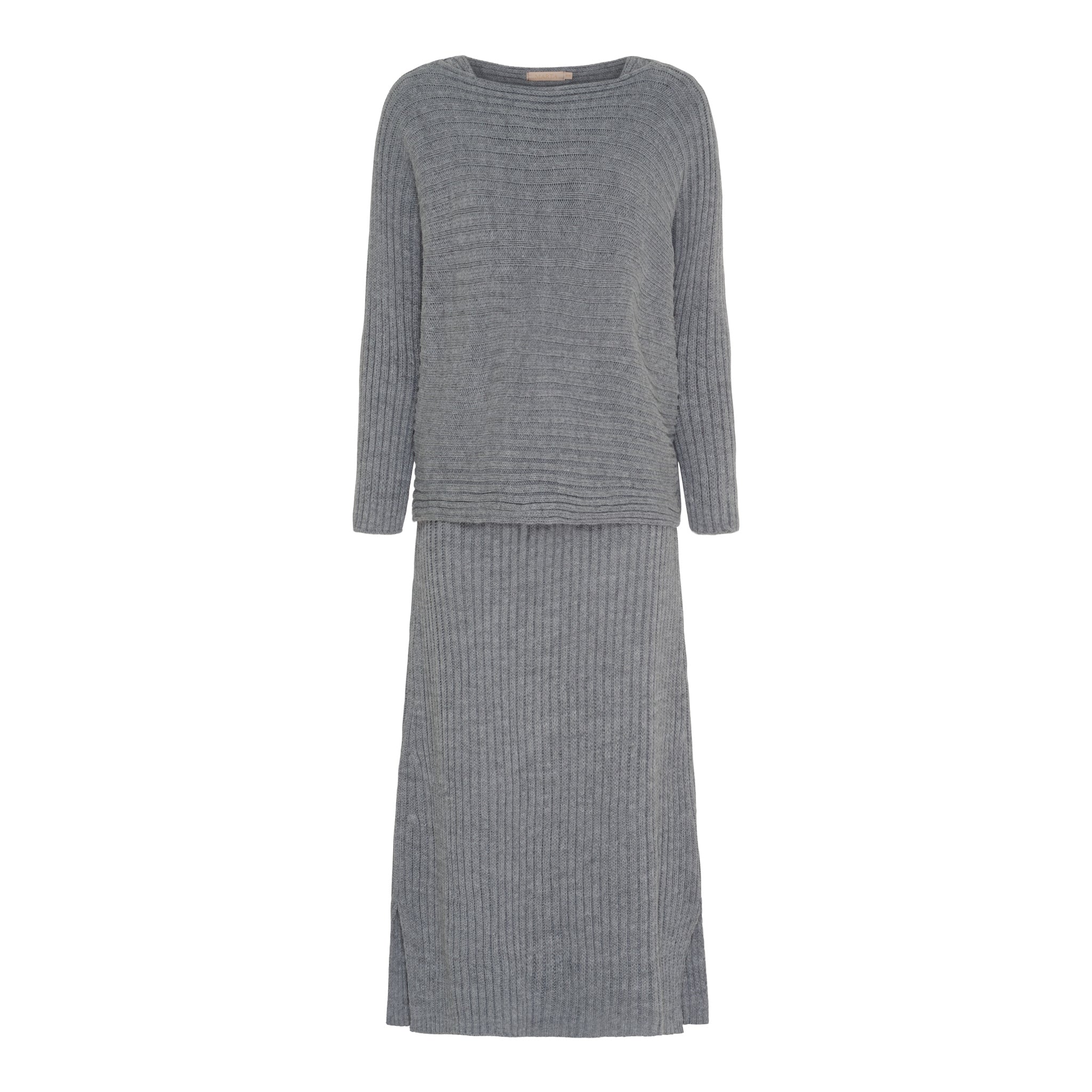 MARTA DU CHATEAU - STRIK SÆT - ERMELINDE 9252 - MEDIUM GREY