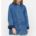 SOFT REBELS - JAKKE - KIKI SR224-604 - TRUE BLUE DENIM