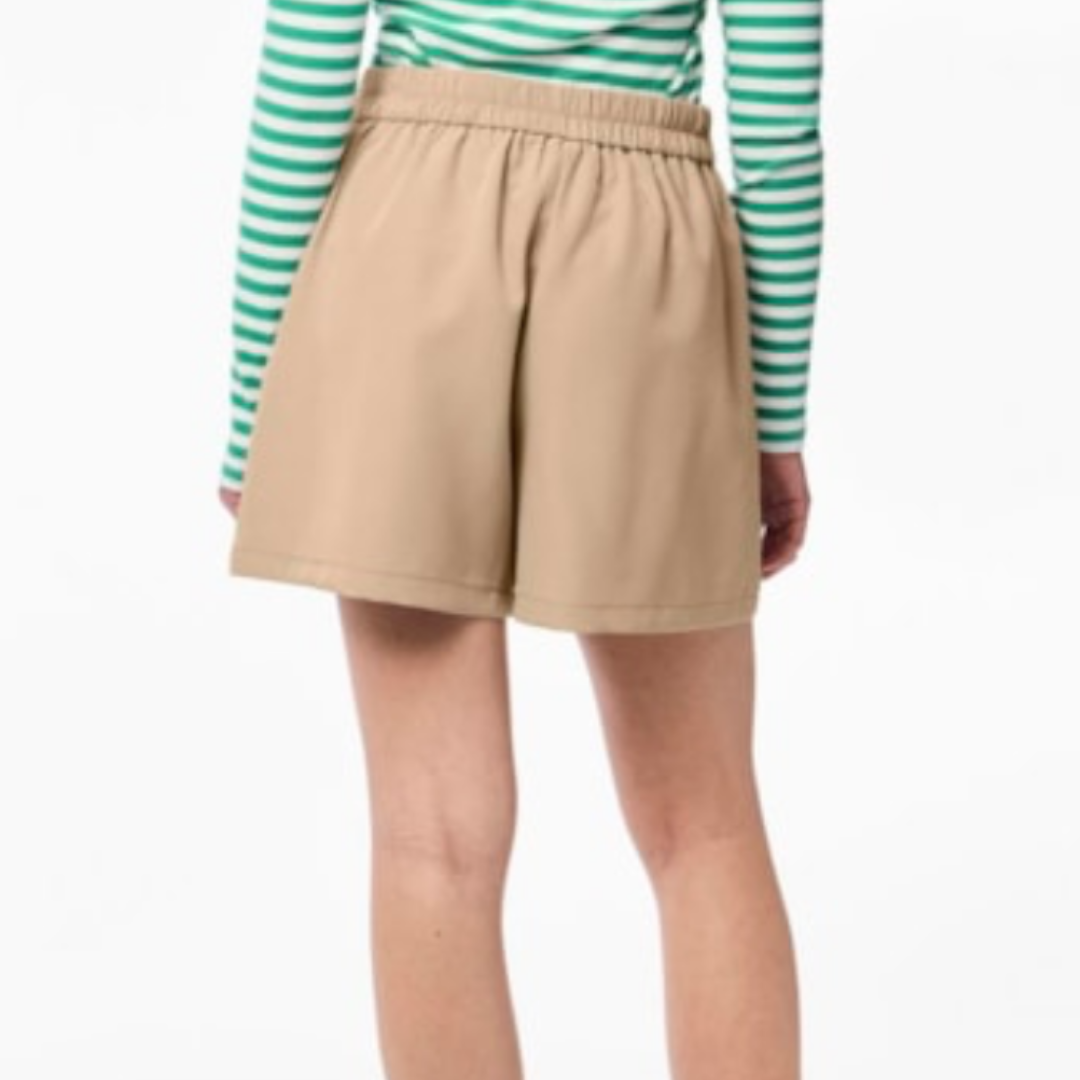 PIECES - SHORTS - BOSSY 17146360 - SILVER MINK