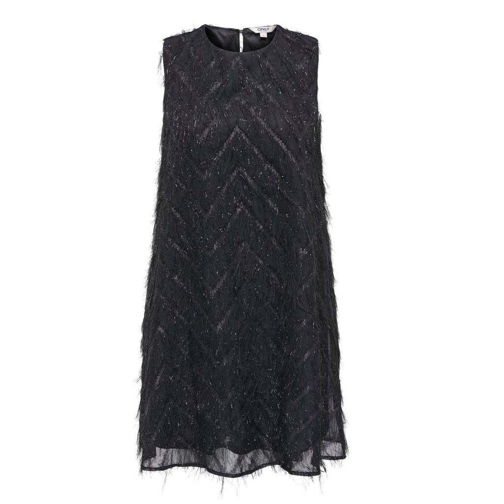 ONLY - KJOLE - FAYE LIFE SL FEATHER 15358411 - BLACK