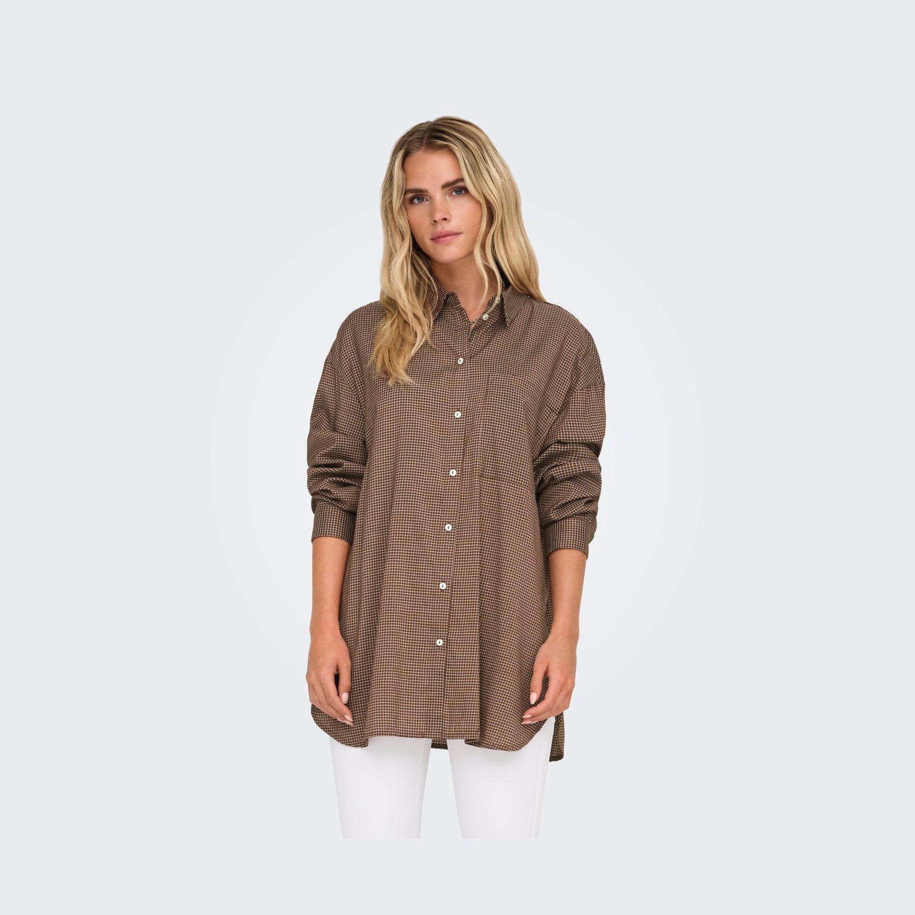 ONLY - SKJORTE - MAGGIE 15344363 - MUSTANG