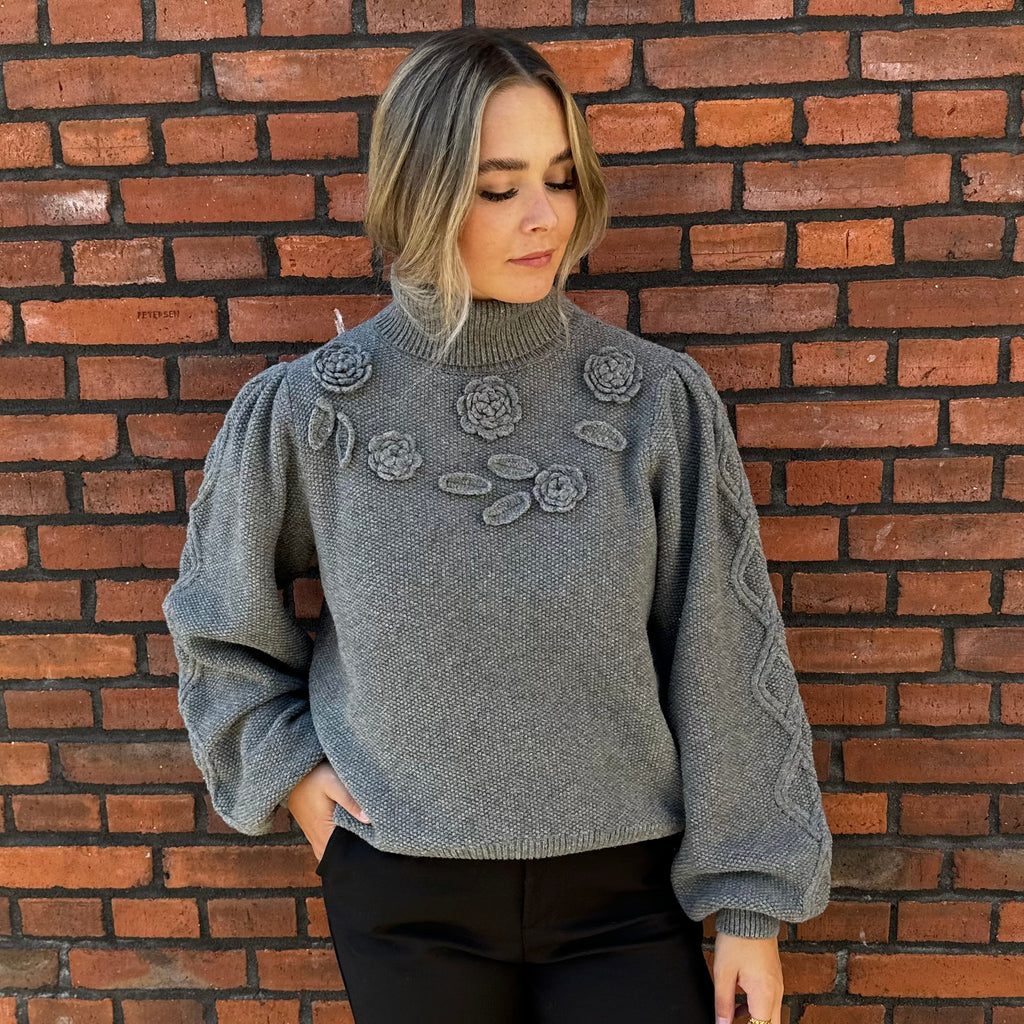 VILA ROUGE - STRIK - LENNON 14098480 - MEDIUM GREY MELANGE
