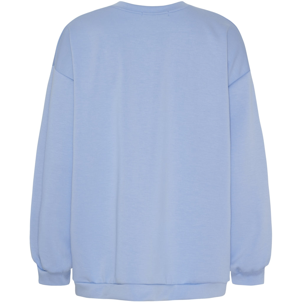 MARTA DU CHATEAU - SWEATSHIRT - HIBISCUS 22659 - SKY BLUE