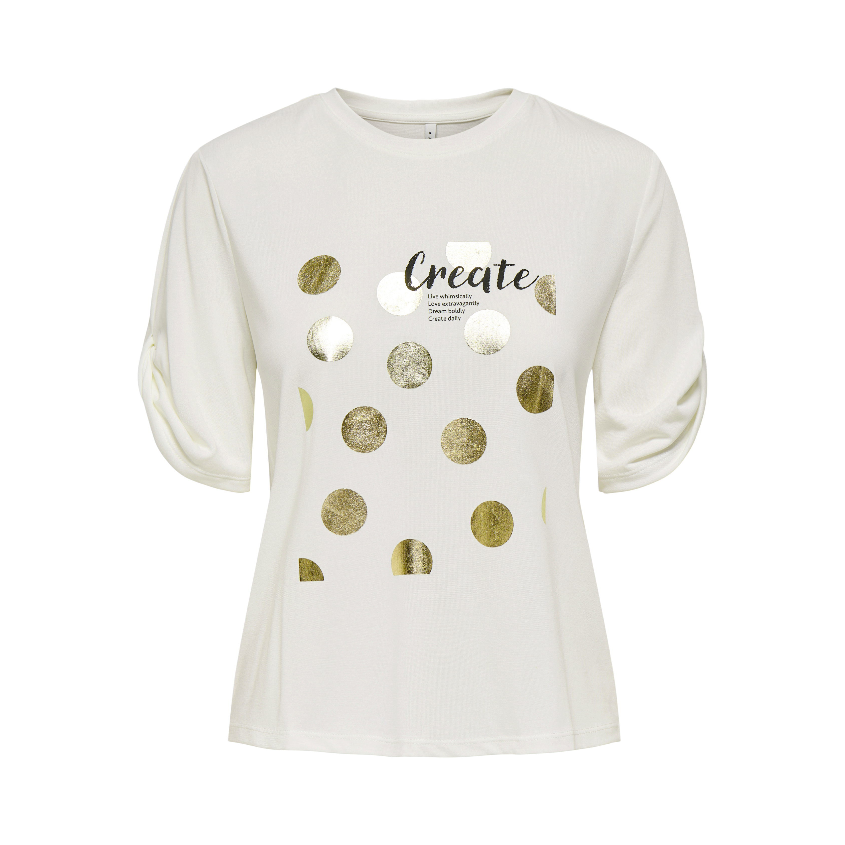 ONLY - T-SHIRT - FREE LIFE 15349921 - CLOUD DANCER/CREATE