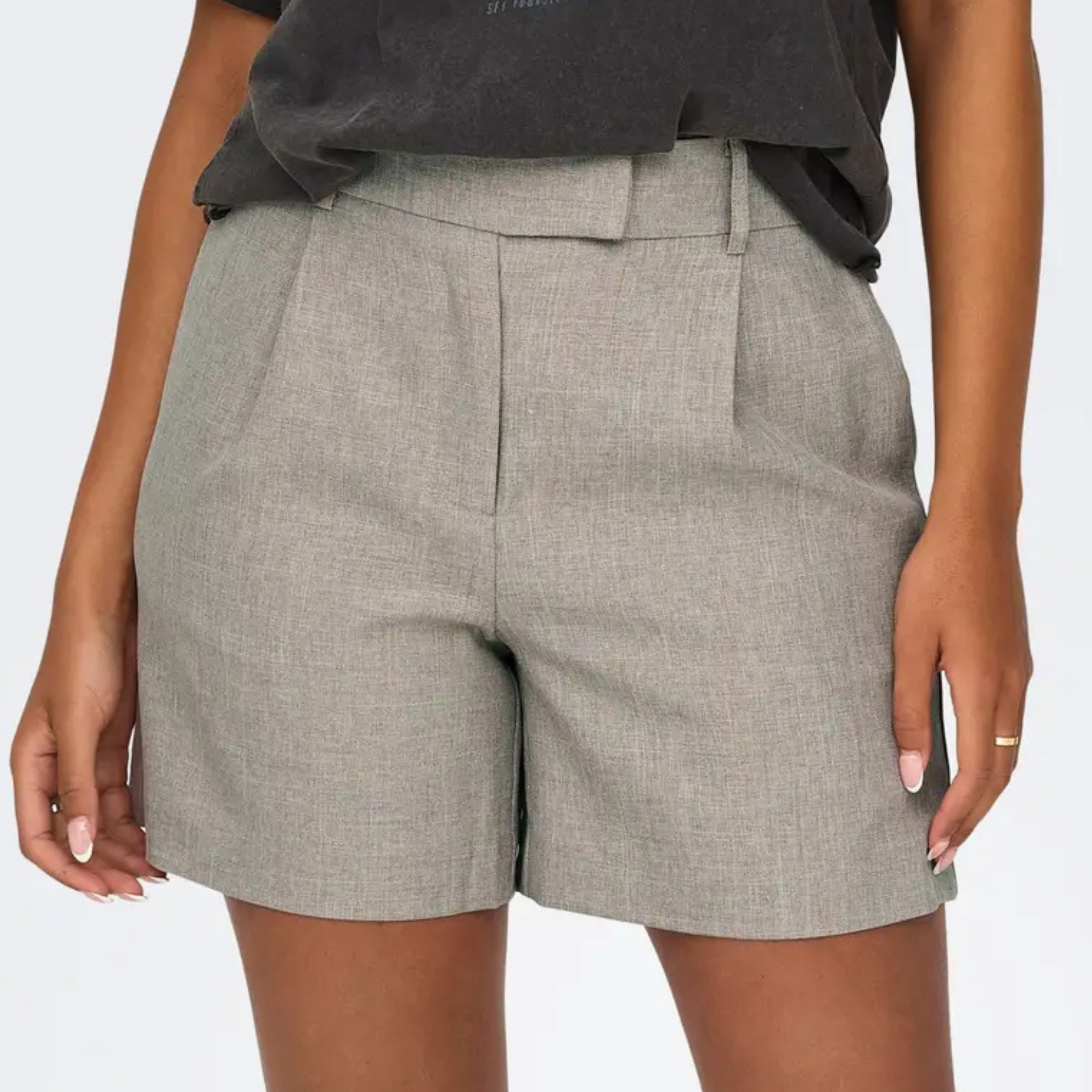 ONLY - SHORTS - LINDA 15283727 - FUNGI MELANGE