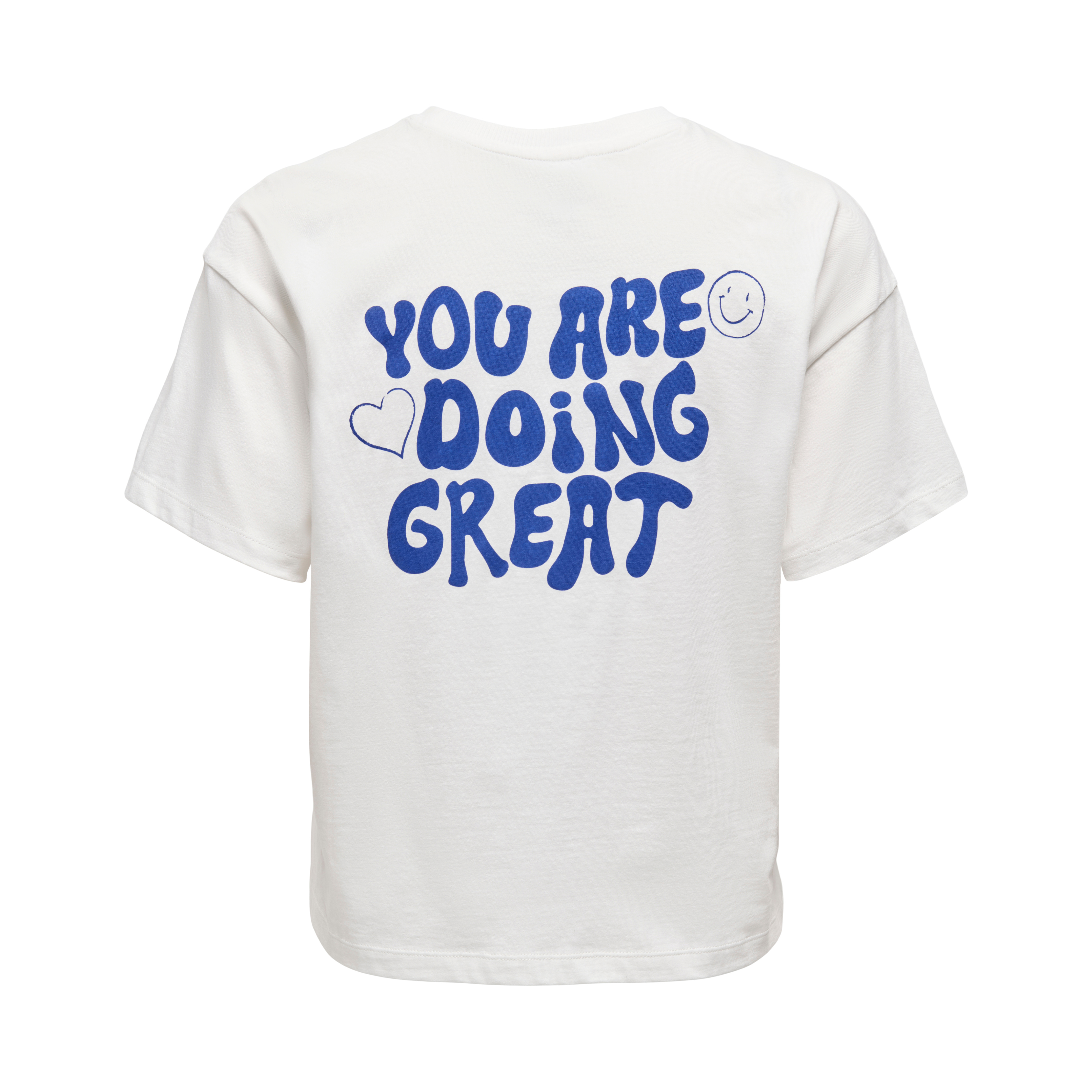 ONLY - T-SHIRT - HAPPY LIFE 15367624 - CLOUD DANCER/GREAT
