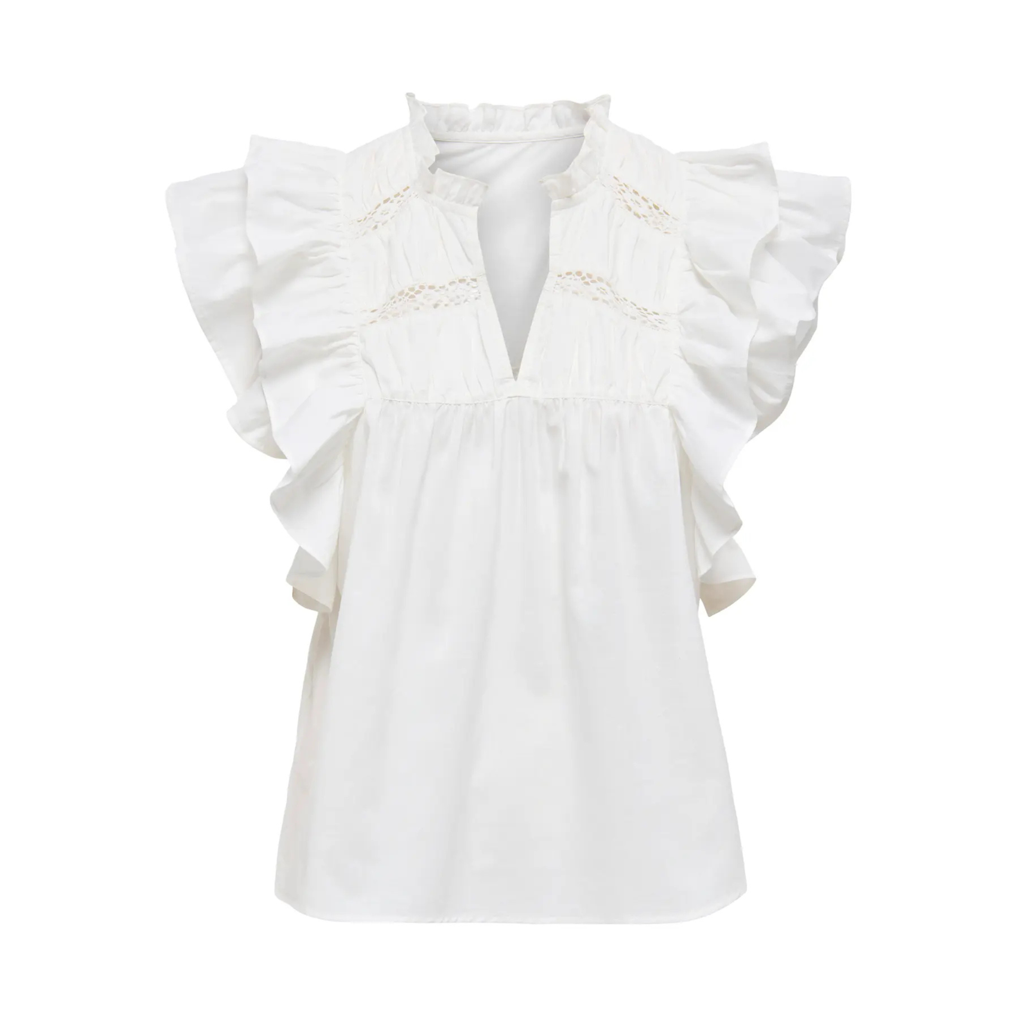 ONLY - TOP - SUNNY 15347882 - CLOUD DANCER