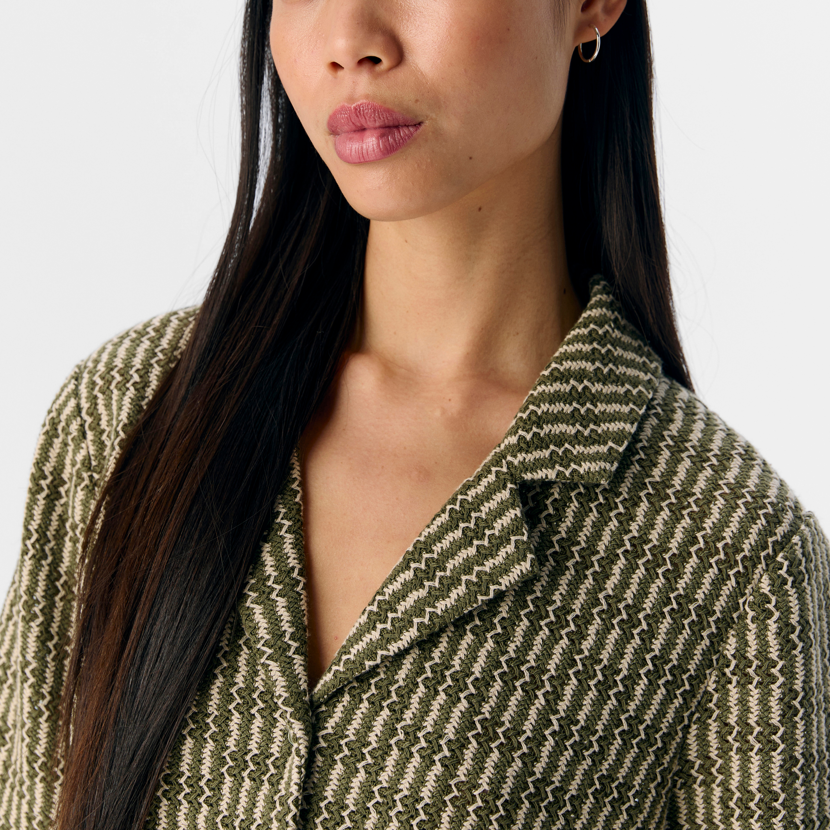 OBJECT - SKJORTE - ISJA 23046753 - CAPULET OLIVE/SANDSHELL