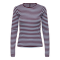 ONLY - BLUSE - ELLI RIB 15375353 - CASHMERE BLUE/CABERNET STRIPES