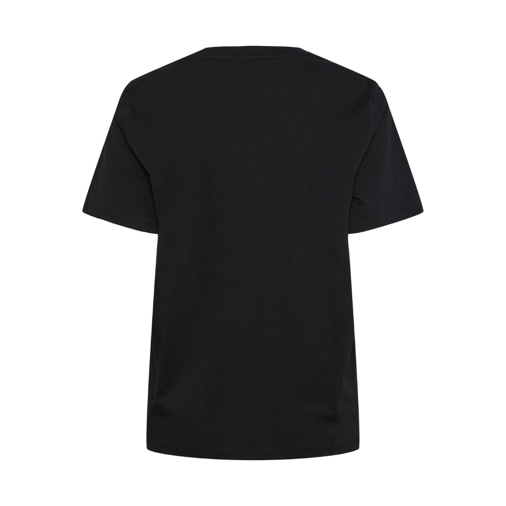 PIECES - T-SHIRT - RIA SOLID 17140802 - SORT