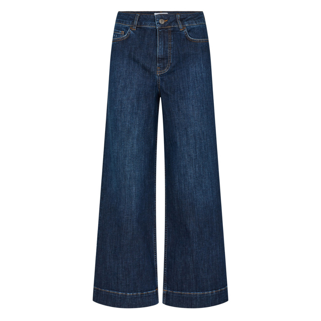 NÜMPH - JEANS - PARIS CROPPED 703759 - DARK BLUE DENIM