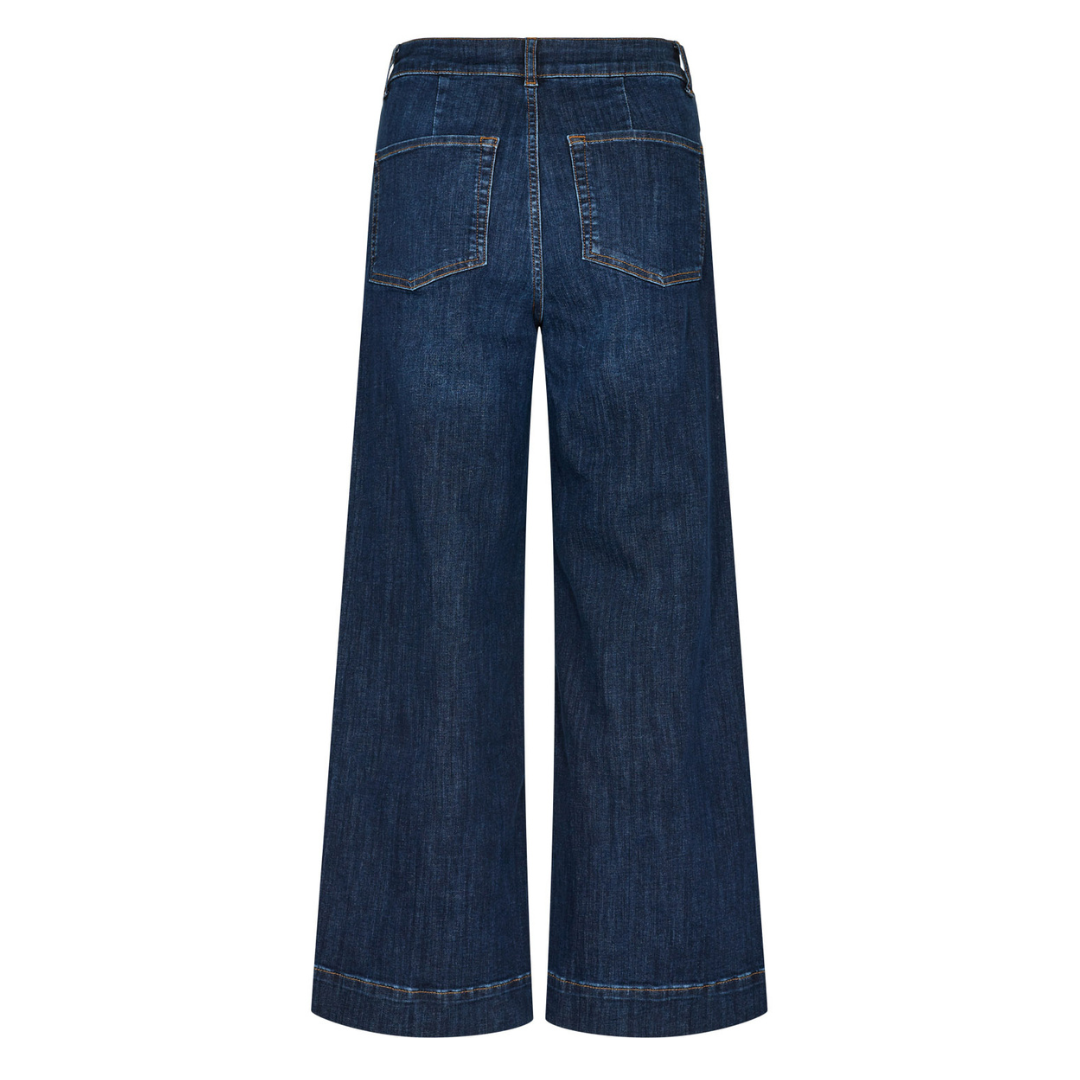 NÜMPH - JEANS - PARIS CROPPED 703759 - DARK BLUE DENIM