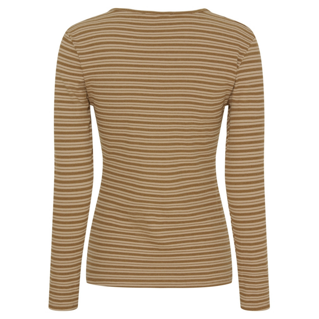 MARTA DU CHATEAU - BLUSE - NOEMIE 6546 - CAMELLO/BEIGE