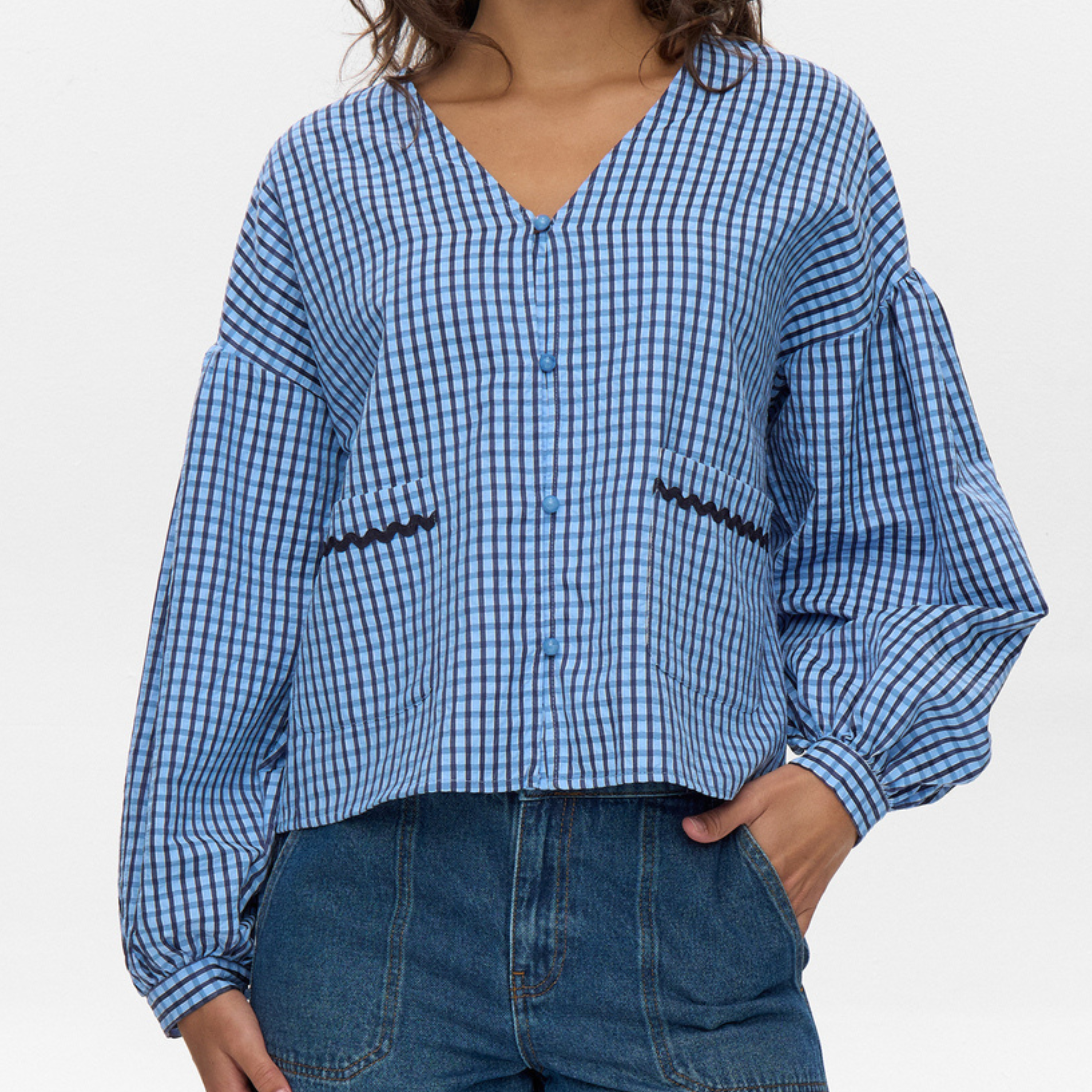 NÜMPH - SKJORTE - COLETTE 705792 - PROVENCE
