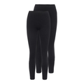 PIECES - LEGGINGS - MAJA 2-PACK 17106339 - SORT