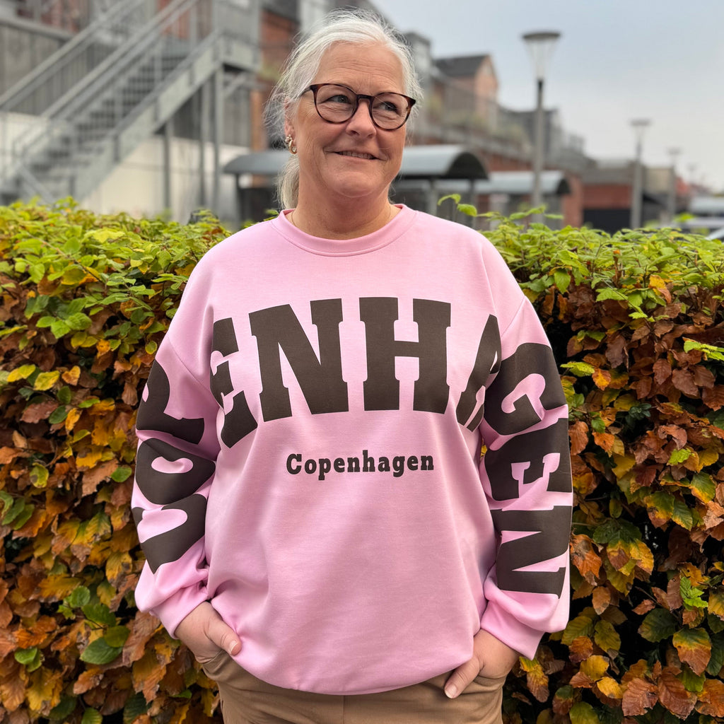 MARTA DU CHATEAU - SWEATSHIRT - HIBISCUS 22659 - PINK