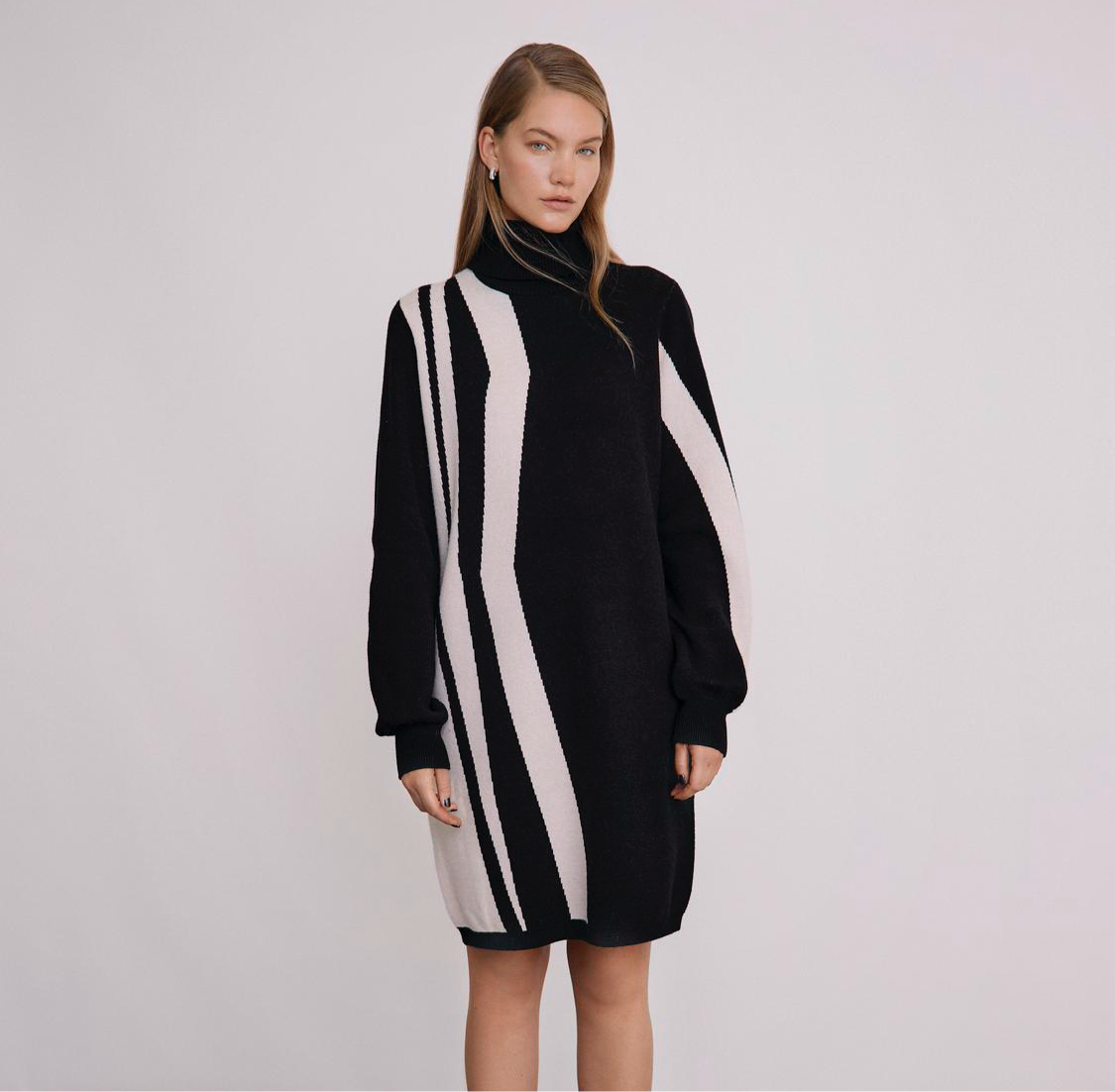 OBJECT - STRIKKJOLE - RAY 23041252 - BLACK/SANDSHELL