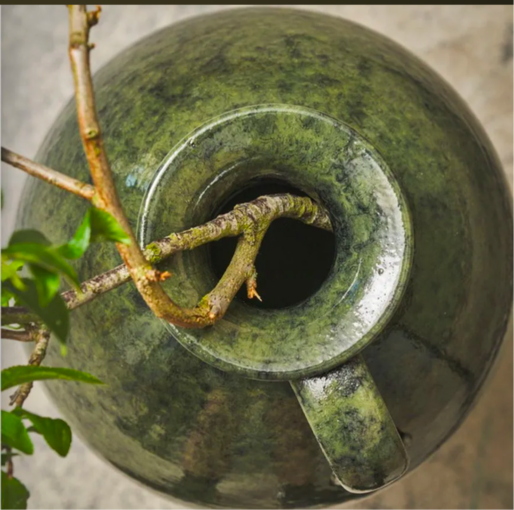 MOODFOLK - VASE D19XH20 - TELMA 530082 - GREEN