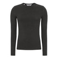SOFT REBELS - BLUSE - ROMAN SR424-300 - CHARCOAL MELANGE