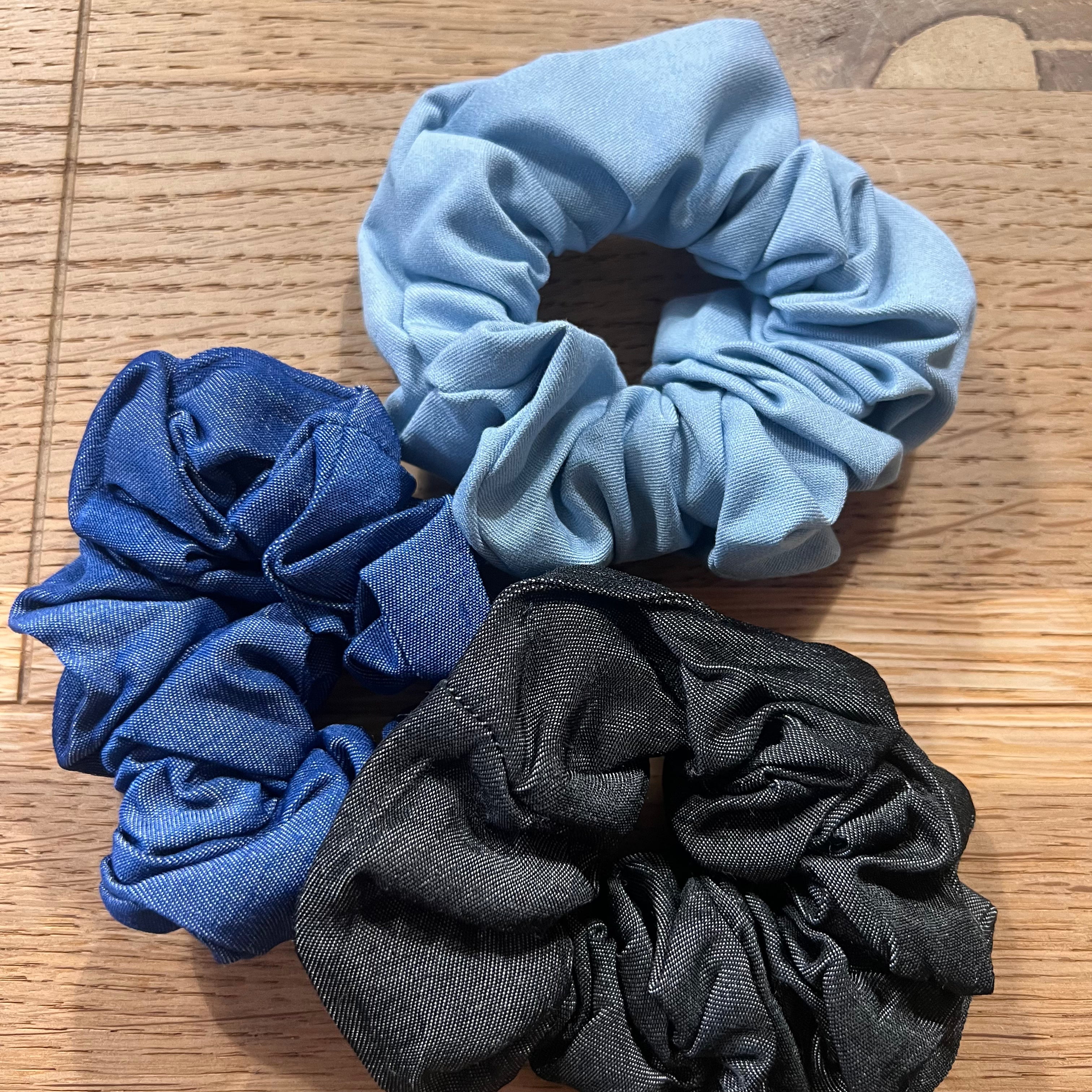 ONLY - SCRUNCHIE - 15334020 - BLACK DENIM