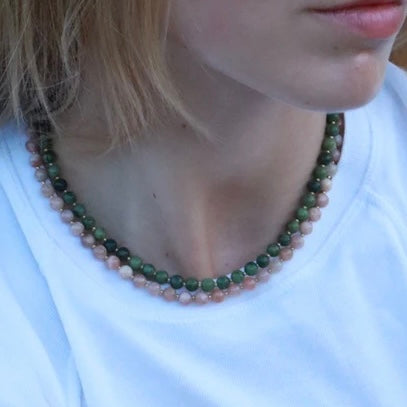 SOÏ - KRYSTAL HALSKÆDE - SOUTHERN JADE