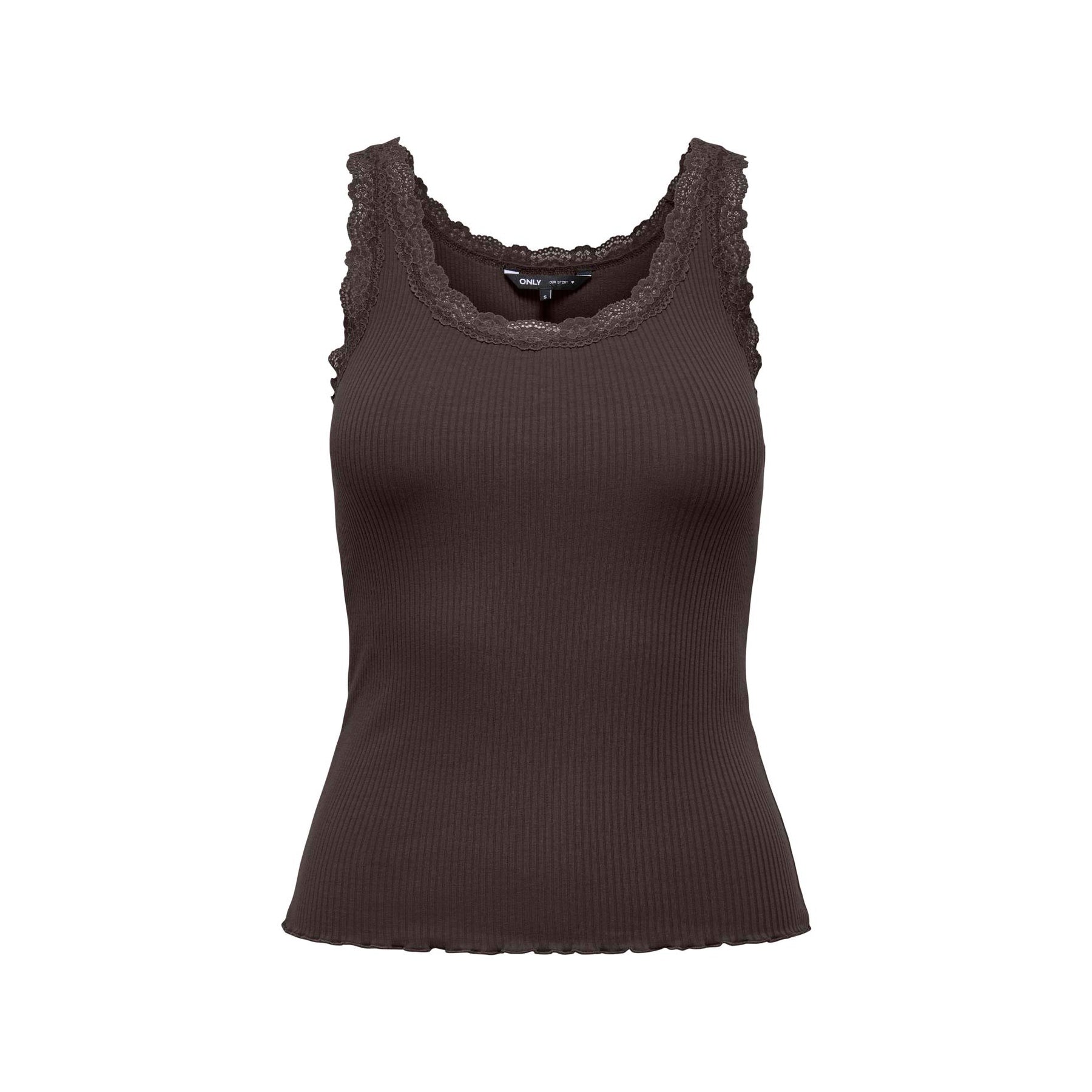 ONLY - TANKTOP - SARA SHARAI 15345994 - CHOCOLATE TORTE