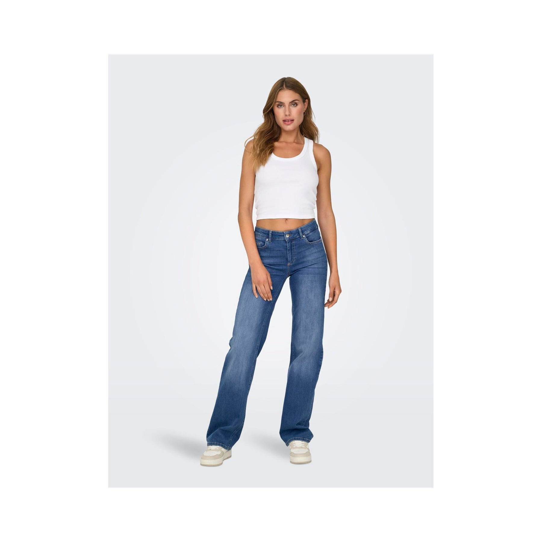 ONLY - JEANS - BLUSH 15330787 - MEDIUM BLUE DENIM