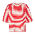 MBYM - T-SHIRT - EMRYS 56589020 - HIBISCUS RED/SUGAR STRIPE