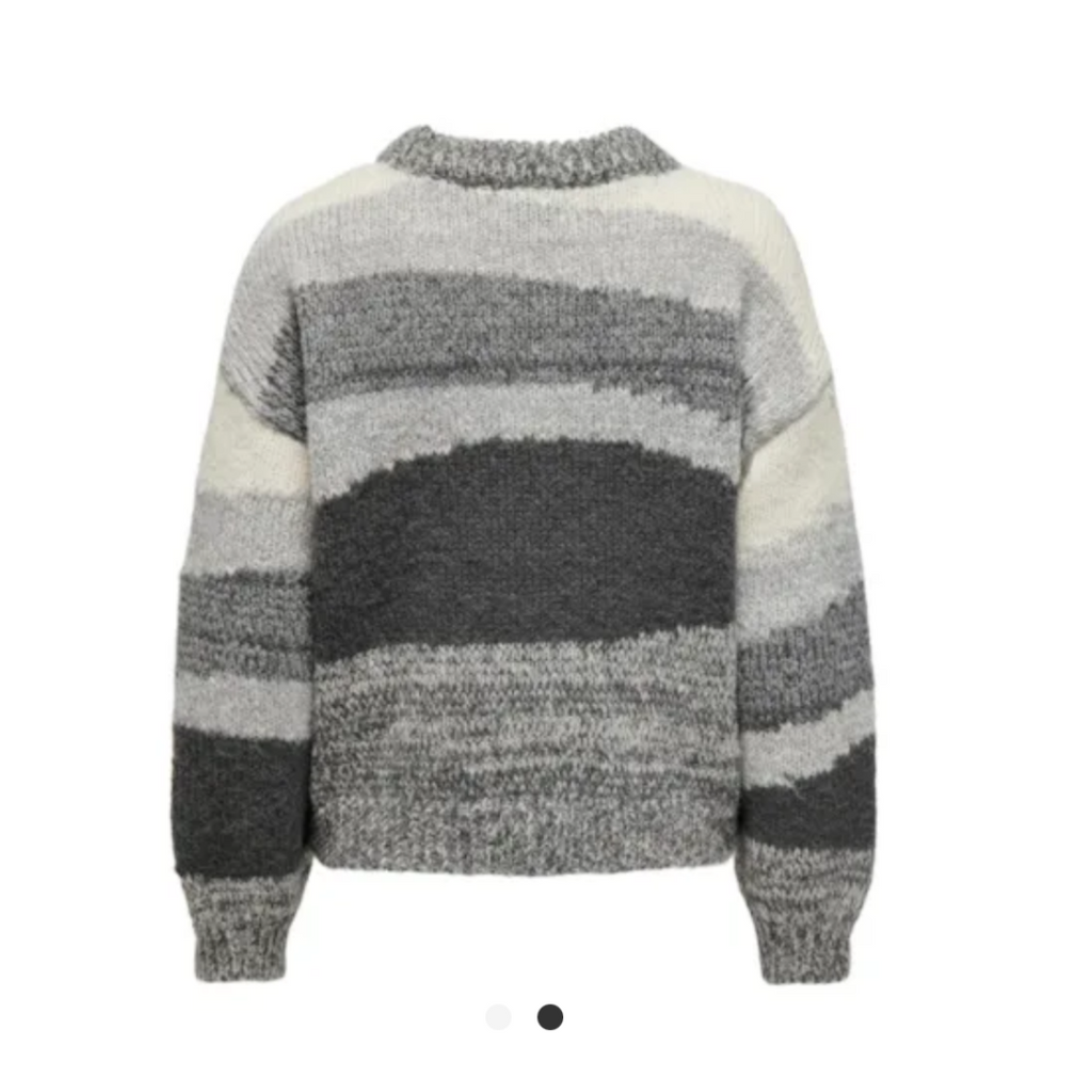 ONLY - STRIK - JENNY 15327620 - GRÅ/HVID/SORT