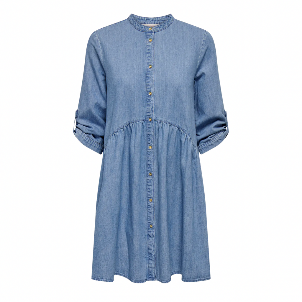 ONLY - DENIM KJOLE - CHICAGO 15275849 - LIGHT BLUE DENIM