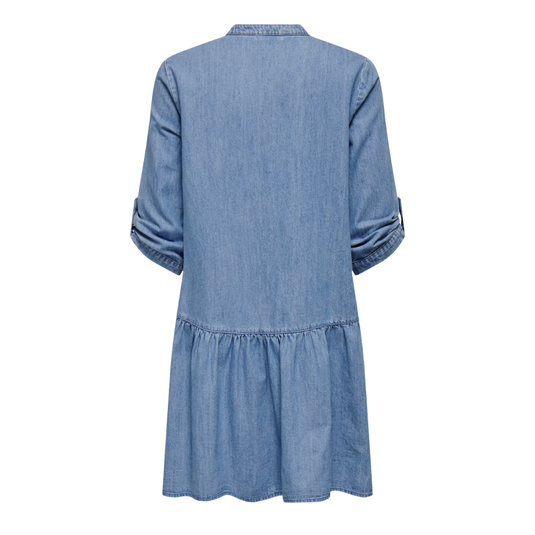 ONLY - DENIM KJOLE - CHICAGO 15275849 - LIGHT BLUE DENIM