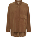 MARTA DU CHATEAU - SKJORTE - GISELLE 248056 - DARK CAMEL